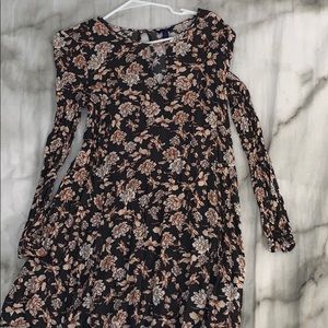 Long sleeve floral dress